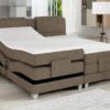Ensemble sommiers relaxation électrique + matelas - Tissu Beige – Image 3